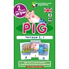 Игровой набор по английскому языку «Поросенок (Pig). Читаем E, I. Level 2». Набор карточек 48 шт.